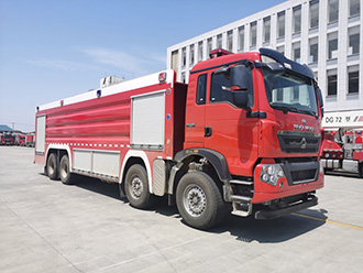 重汽25吨泡沫消防车 CLW5430GXFPM250/HW